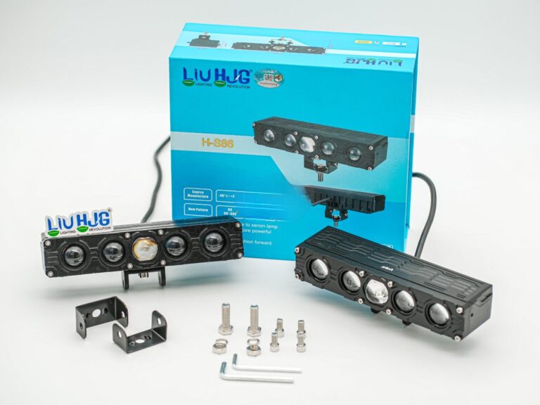 LIUHJG H-S86 5 Lens LED Fog Light for Bike & Car | High Power Auxiliary Driving Light | Waterproof Universal Spotlight