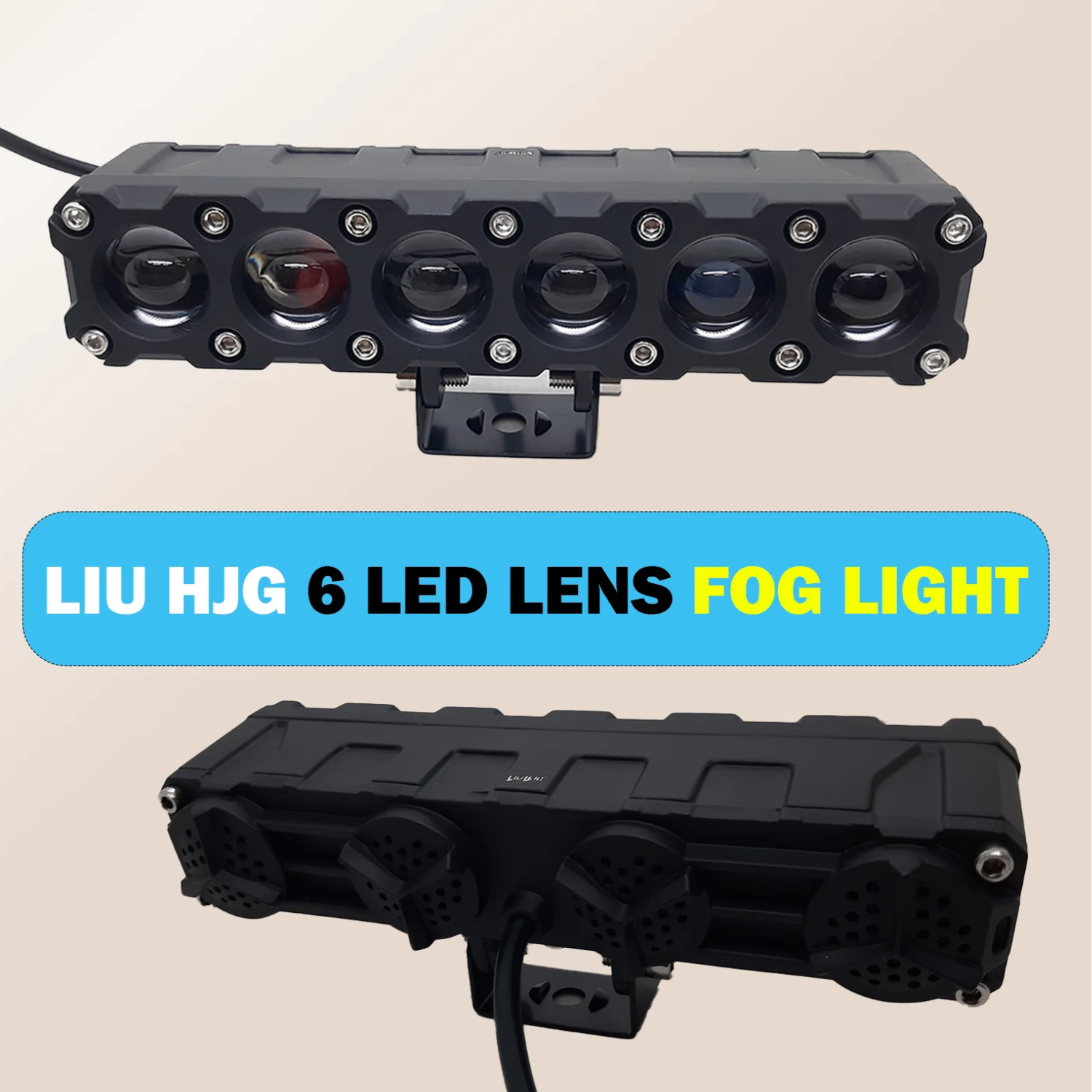 liu hjg s50 6 lens auxiliary fog lights 180w with driver module – pair liu hjg s50 6 lens auxiliary fog lights 180w with driver module – pair