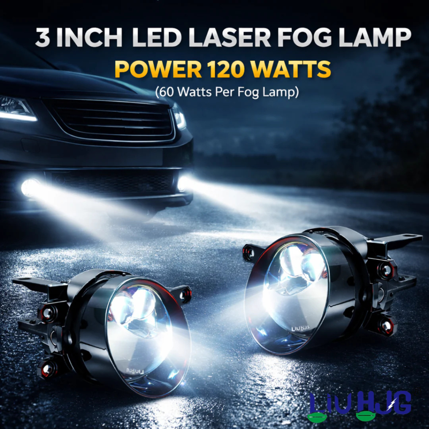 hjg h j130 3 inch led projector fog lights pair hjg h j130 3 inch led projector fog lights pair
