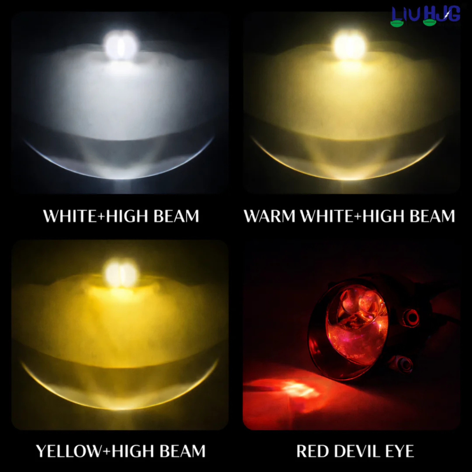 HJG H-J130 3 Inch LED Projector Fog Lights Pair - Image 6