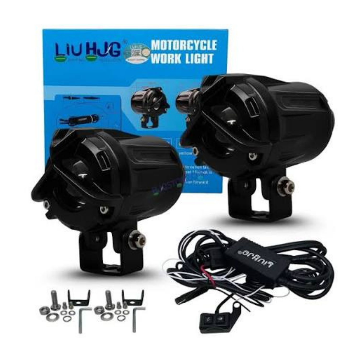 HJG Mercedes Y Lens LED fog light for motorcycle
