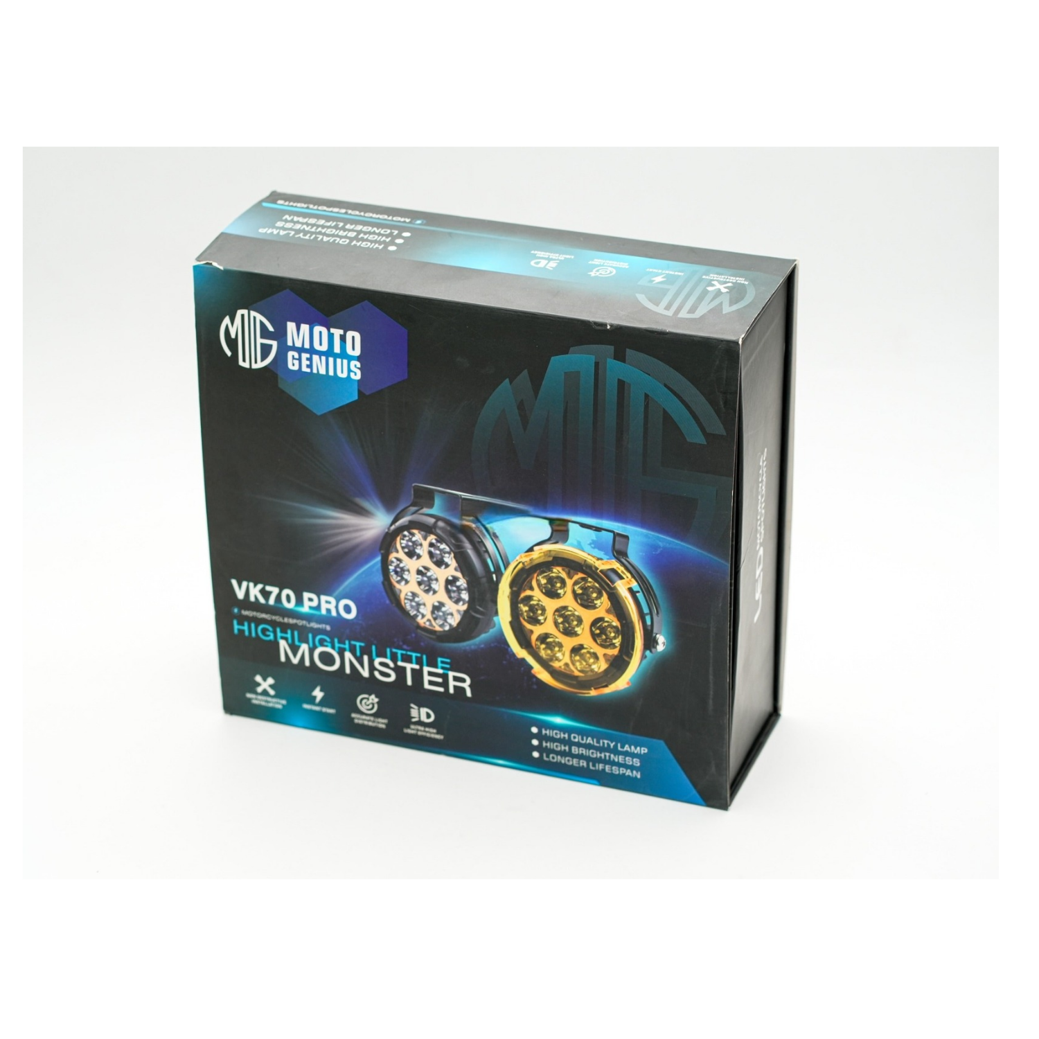 Moto Genius VK70 Pro 160W Fog Light - Image 4
