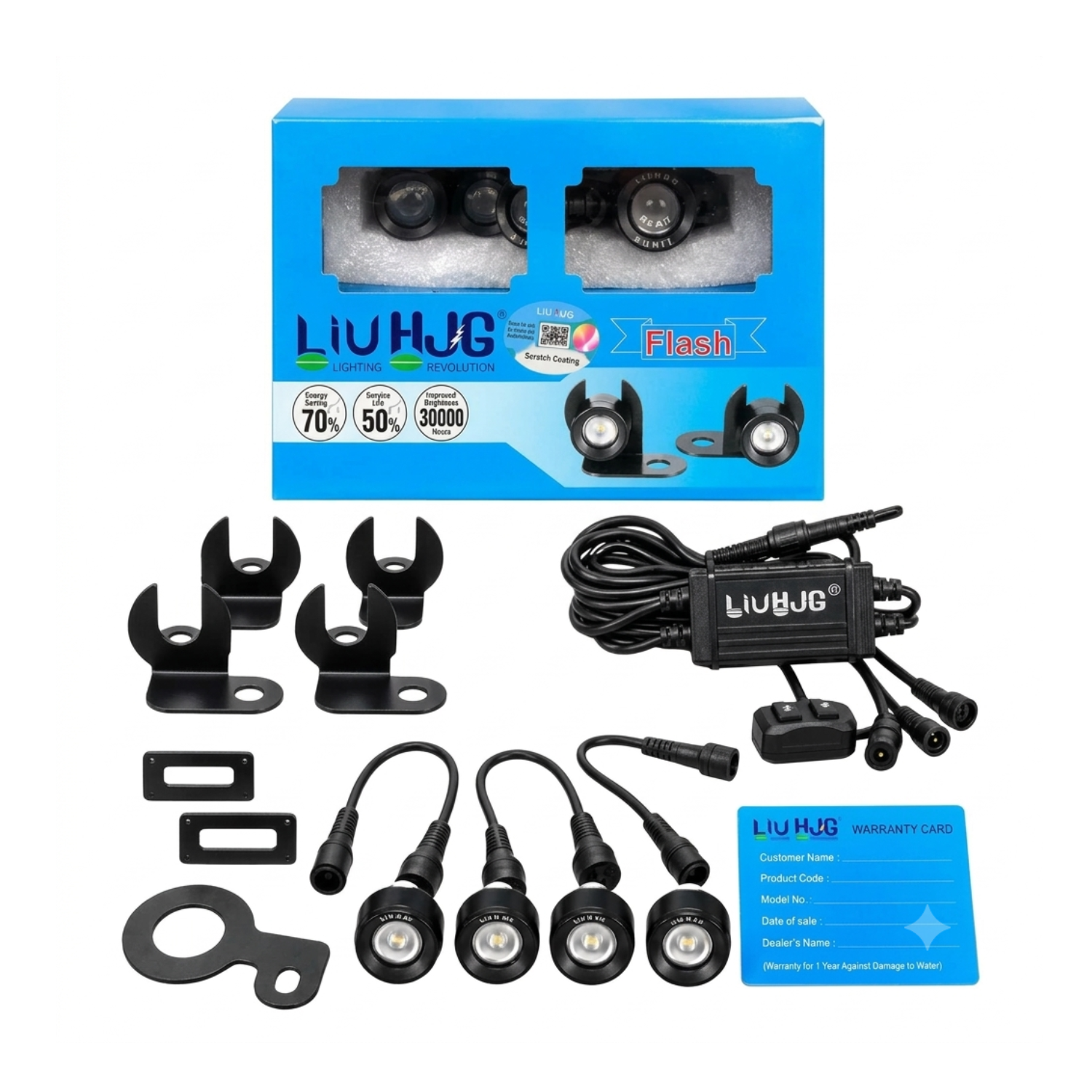 LIU HJG Strobe 4 RGB | Motorcycle Strobe Light - Image 4